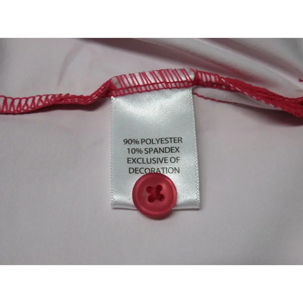Mens USGA Squirrel Polo Short Sleeve Bright Red M Golf Shirt Polyester US OPEN - Picture 9 of 11